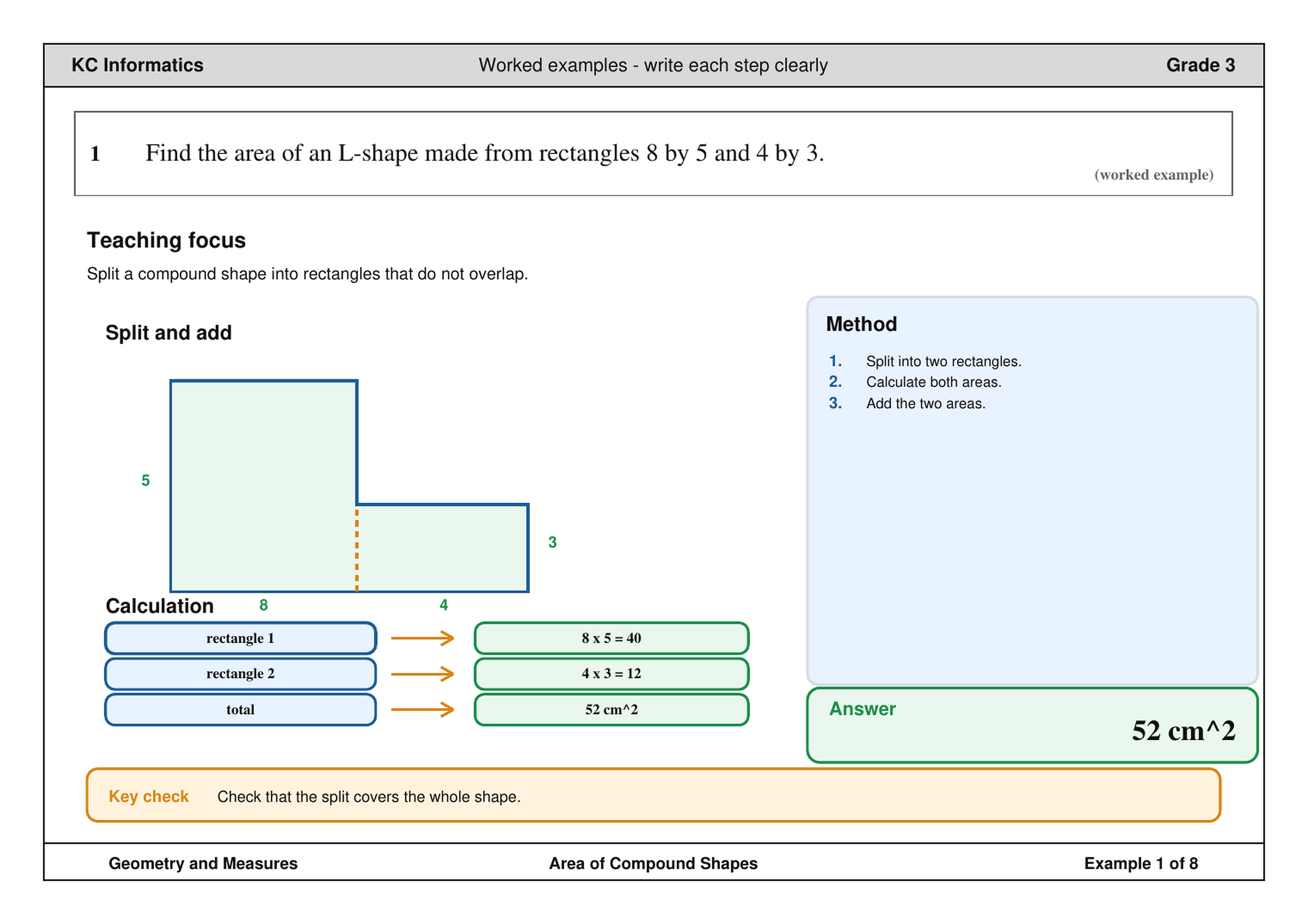 Real KC Teach compound-shapes worked-example resource preview